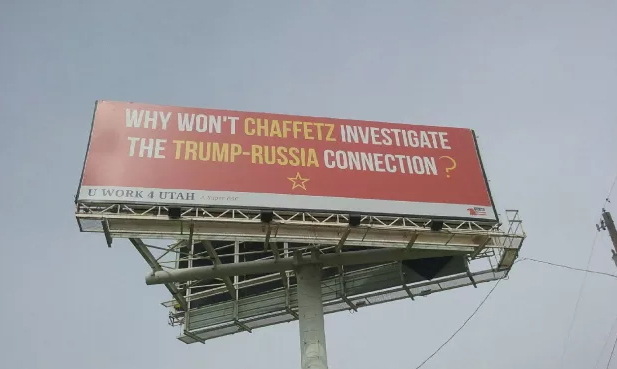 chaffetz russia billboard